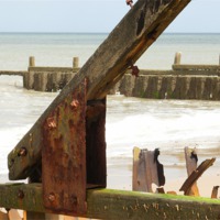 Buy canvas prints of Sea Defences by Jez Mouncer