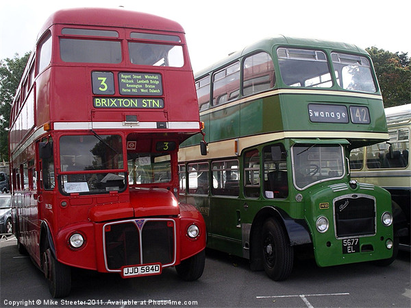 Double Double Deckers Picture Board by Mike Streeter
