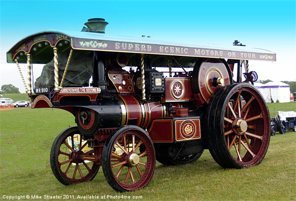 Burrell Showmans Engine Picture Board by Mike Streeter