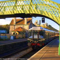 Buy canvas prints of Corfe Castle Station 2 by Mike Streeter