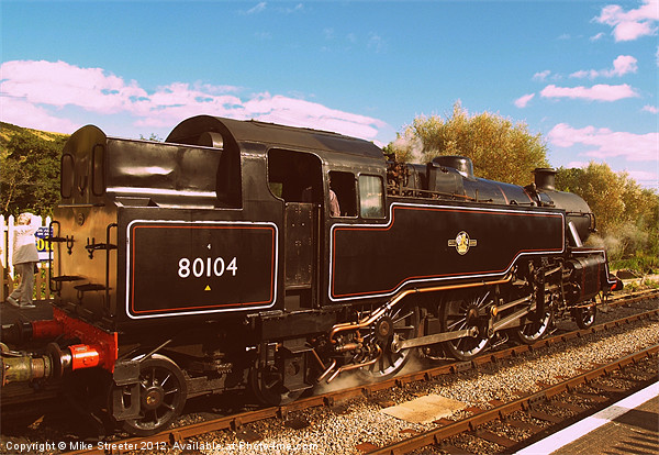 BR Standard Class 4 Picture Board by Mike Streeter
