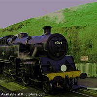 Buy canvas prints of 80104 at Corfe Castle by Mike Streeter