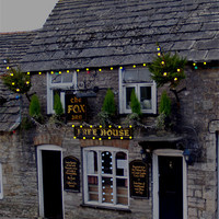 Buy canvas prints of The Fox Inn by Mike Streeter