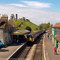 Buy canvas prints of 4VEP at Corfe by Mike Streeter