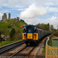 Buy canvas prints of 4VEP at Corfe 2 by Mike Streeter