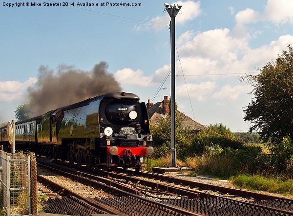  Dorset Coast Express Picture Board by Mike Streeter
