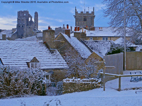  Snowy Corfe Picture Board by Mike Streeter