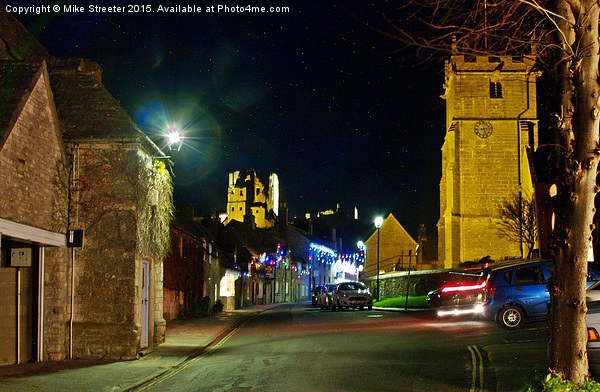  Christmas at Corfe. Picture Board by Mike Streeter