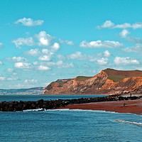 Buy canvas prints of West Bay in Dorset. by Mike Streeter