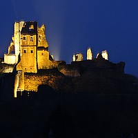 Buy canvas prints of Illuminated Castle by Mike Streeter
