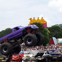 Buy canvas prints of Monster Truck by Mike Streeter