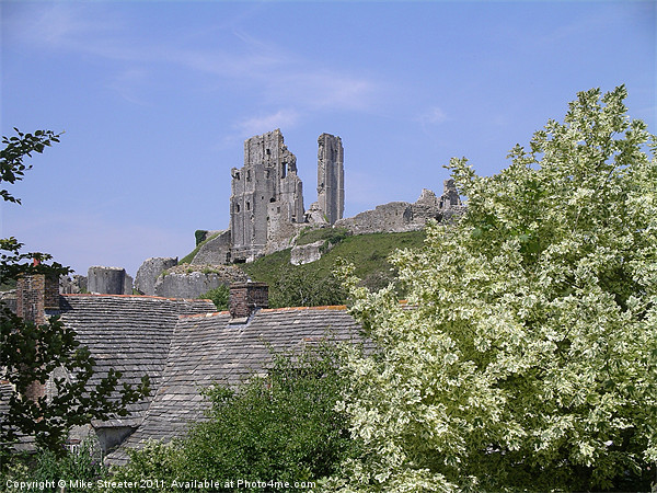 Corfe Castle Picture Board by Mike Streeter