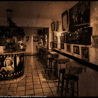 Buy canvas prints of Old Time Jazz Bar by Marie Castagnoli