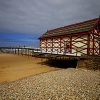 Buy canvas prints of   A Very Victorian Pier by Marie Castagnoli