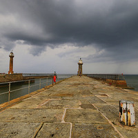 Buy canvas prints of  Whitby's Strong Hold by Marie Castagnoli