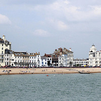 Buy canvas prints of  Eastbourne Sea Front by Marie Castagnoli