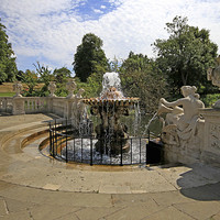 Buy canvas prints of  The Fountains & Serpentine by Marie Castagnoli