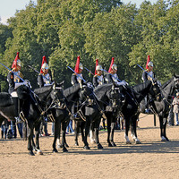 Buy canvas prints of  The Cadets Of The Horse Guard by Marie Castagnoli