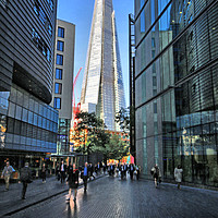 Buy canvas prints of The Shard Of Glass  by Marie Castagnoli