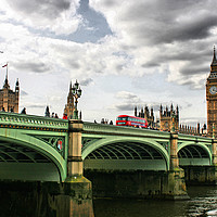 Buy canvas prints of Westminster Bridge by Marie Castagnoli