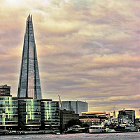 Buy canvas prints of The Shard  by Marie Castagnoli
