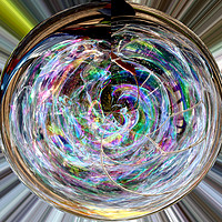 Buy canvas prints of Psychedelic sphere by Marie Castagnoli