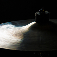 Buy canvas prints of Cymbal Silhouette by James Combe
