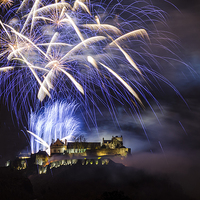Buy canvas prints of Stirling Castle Celebrations by Ian Potter