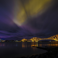 Buy canvas prints of  Forth Bridges from South Queensferry by Ian Potter