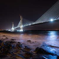 Buy canvas prints of The Queensferry Crossing Bridge, Scotland by Ian Potter