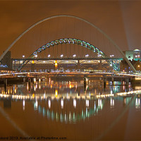 Buy canvas prints of Tyne Bridges, Newcastle Upon Tyne by Tom Hibberd