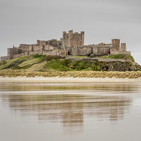 Buy canvas prints of  Bamburgh Castle, Northumberland, England by Tom Hibberd