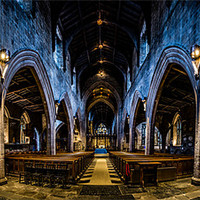 Buy canvas prints of Newcastle Cathedral Panorama 1 by John Shahabeddin