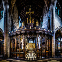Buy canvas prints of Newcastle Cathedral Panorama 2 by John Shahabeddin