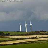Buy canvas prints of Wind Turbines by Mary Fletcher