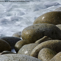 Buy canvas prints of Wet Pebbles by Mary Fletcher