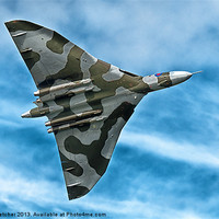 Buy canvas prints of Vulcan Bomber by Mary Fletcher