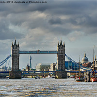 Buy canvas prints of Tower Bridge, London by Mary Fletcher