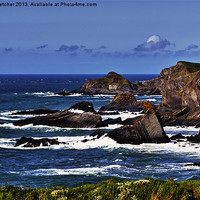 Buy canvas prints of View from Hartland Point by Mary Fletcher