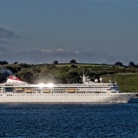 Buy canvas prints of Cruise Ship Braemar by Mary Fletcher