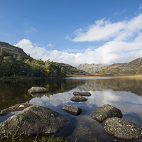 Buy canvas prints of  Blea Tarn, The Lake District by Mary Fletcher