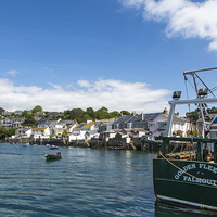 Buy canvas prints of  Flushing, Cornwall by Mary Fletcher