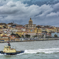 Buy canvas prints of  Leaving Lisbon by Mary Fletcher