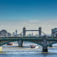 Buy canvas prints of  Bridges of London by Mary Fletcher