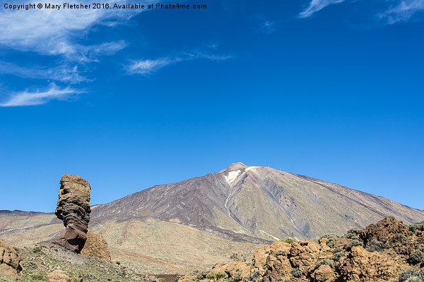  Mount Teide, Tenerife Picture Board by Mary Fletcher