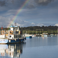 Buy canvas prints of Penryn Harbour, Cornwall by Mary Fletcher