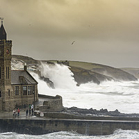 Buy canvas prints of Porthleven, Cornwall by Mary Fletcher