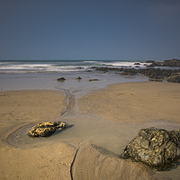 Buy canvas prints of St Agnes Beach, Cornwall by Mary Fletcher