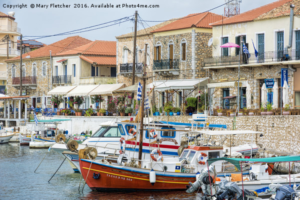 Agios Nikolas, Greece Picture Board by Mary Fletcher