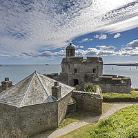 Buy canvas prints of St Mawes Castle by Mary Fletcher